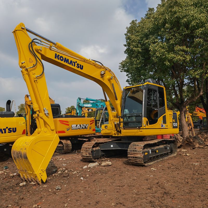 αρχικό χρώμα μεταχειρισμένο σκάφος komatsu komatsu pc120/δεύτερο χέρι χαμηλή τιμή σκάφος komatsu pc120