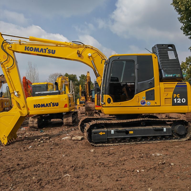 αρχικό χρώμα μεταχειρισμένο σκάφος komatsu komatsu pc120/δεύτερο χέρι χαμηλή τιμή σκάφος komatsu pc120