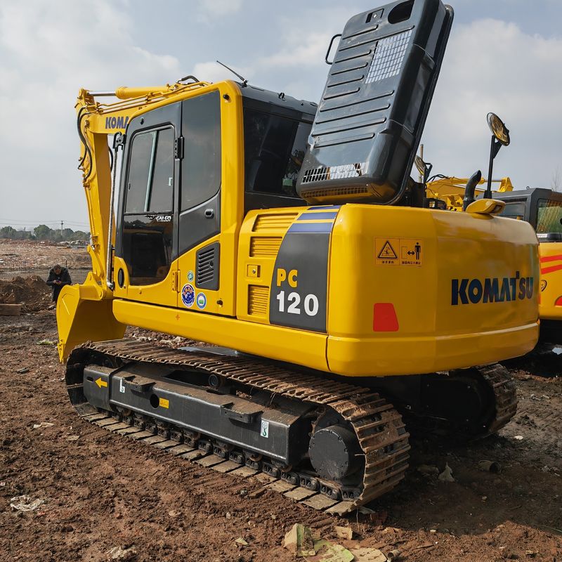 αρχικό χρώμα μεταχειρισμένο σκάφος komatsu komatsu pc120/δεύτερο χέρι χαμηλή τιμή σκάφος komatsu pc120