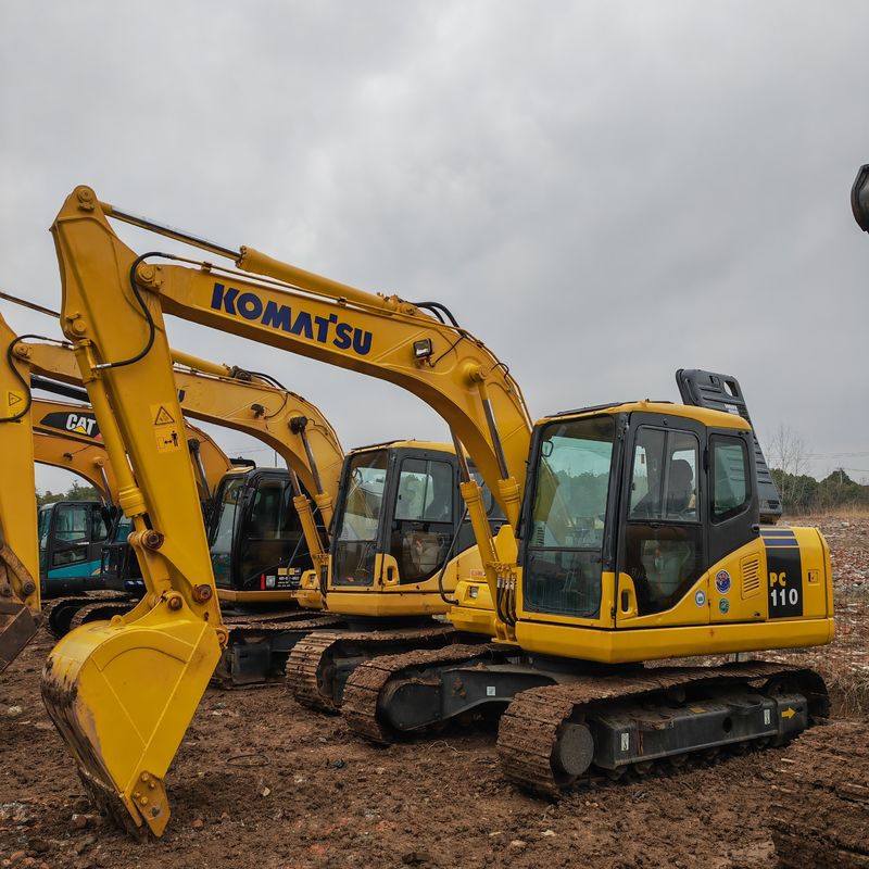 αρχικό χρώμα χρησιμοποιημένο Komatsu pc110/υδραυλικό σκάφος χρησιμοποιημένο komatsu pc110 προς πώληση
