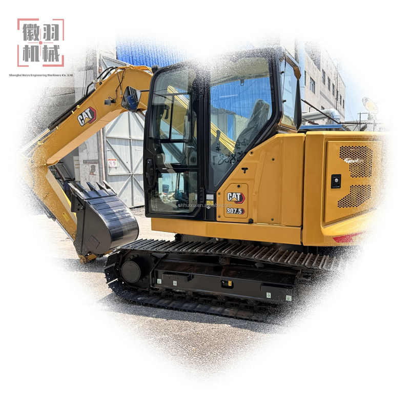 ΝΕΟ 100% μεταχειρισμένο Caterpillar 307.5 Μίνι Χρησιμοποιημένο Εκσκαφέας Μίνι κατασκευαστικά μηχανήματα Γεωργικά μηχανήματα