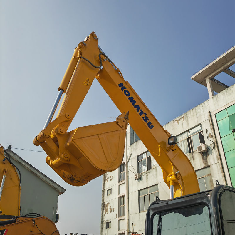 7 Τόνος Χρησιμοποιούμενο Komatsu Pc70 8 Δεύτερο χέρι Pc70 8 Komatsu 7000KG 0,3m3 χωρητικότητα κουβάς