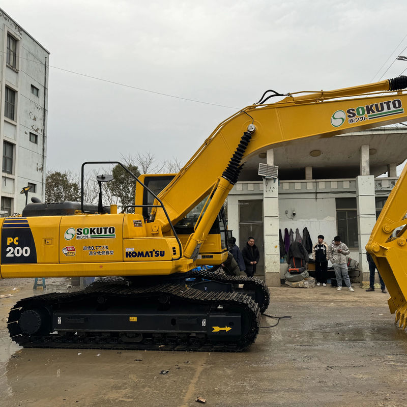 20 τόνων αρχικό χρώμα χρησιμοποιημένο εξορυκτήρα χρησιμοποιημένο εξορυκτήρα κατασκευής Komatsu PC200