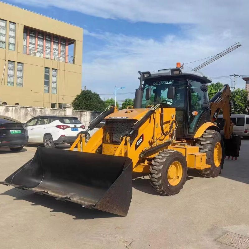 Χρησιμοποιούμενη εκσκαφέας Caterpillar CAT420F backhoes Απασχολημένος και στα δύο άκρα / μεταχειρισμένο κινητήρα τρακτέρ της Ιαπωνίας σε καλή κατάσταση