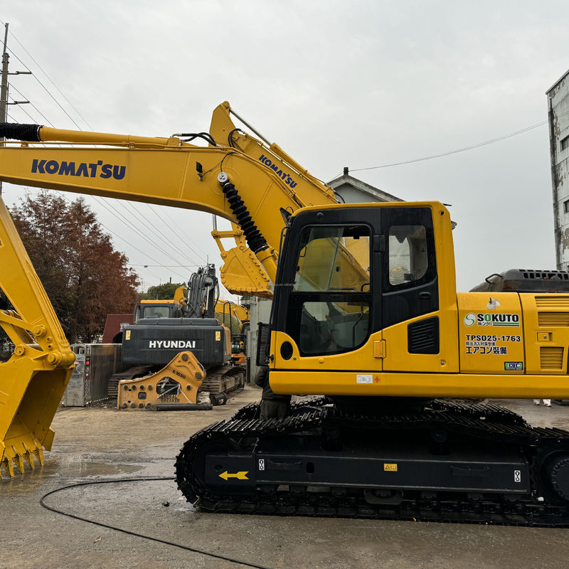 20 τόνων μεταχειρισμένη σκάφτρα Komatsu PC200 Excavator Crawler Type