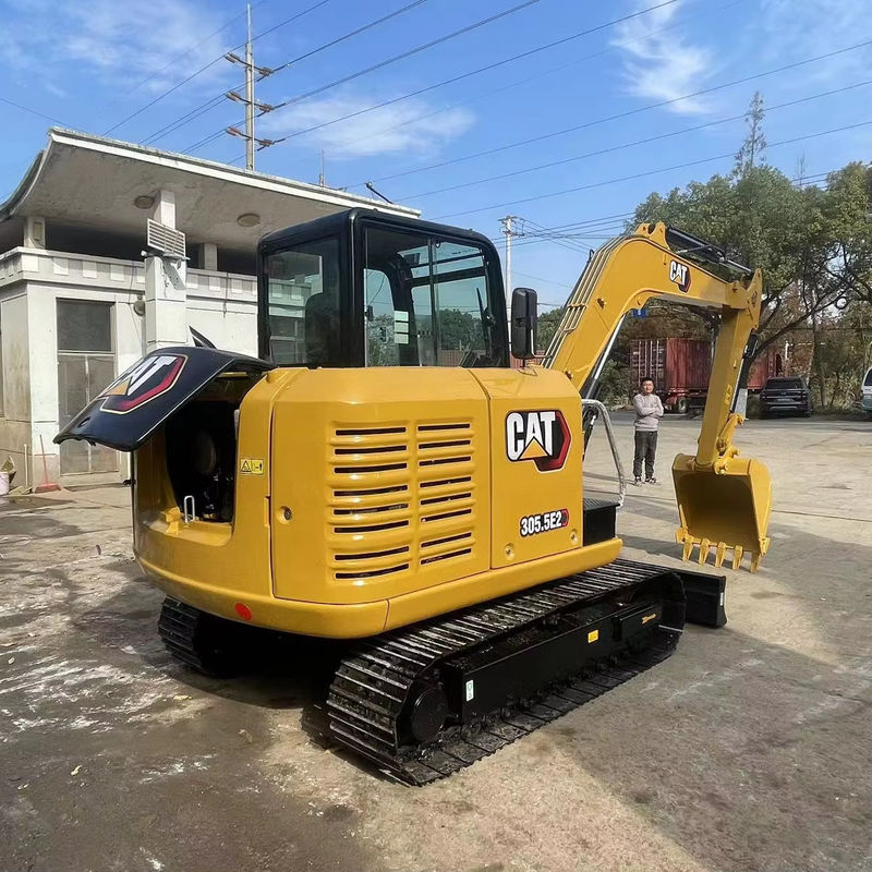 Χρησιμοποιημένες εκσκαφικές μηχανές CAT 305.5E φθηνή τιμή μεταχειρισμένη εκσκαφέας 5T CAT305.5