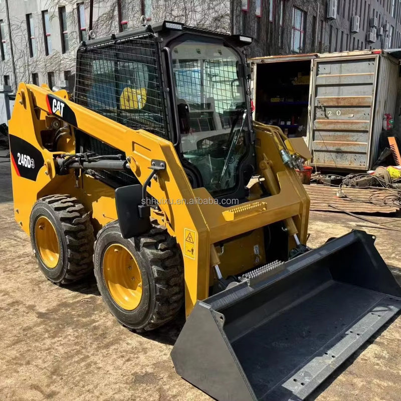 Χρησιμοποιημένη μηχανή γλιστρίσματος CAT 246D3 Caterpillar τροχονόμος εκσκαφέας