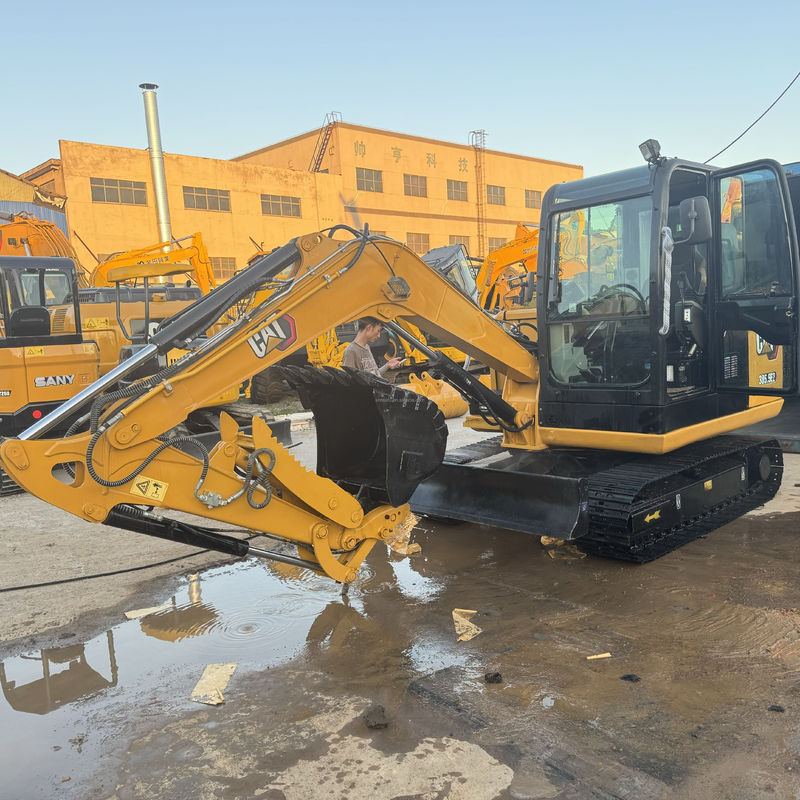Αρχική κατάσταση CAT 305.5E Εκσκαφέας Χρησιμοποιούμενα μηχανήματα οδικών κατασκευών CAT 305.5E μικρά εκσκαφέα