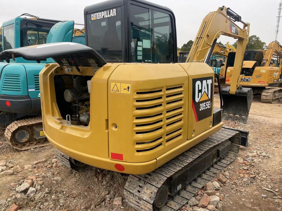 5.5TON Χρησιμοποιούμενος εξορυκτής MINI CARALER CAT305.5E σε αποθεματισμό