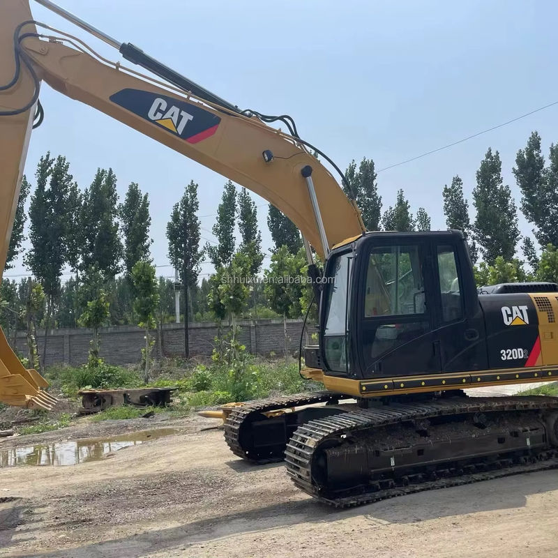 Αρχική μπογιά χρησιμοποιημένη εκσκαφέας cat 320d στην Κίνα Σαγκάη μεταχειρισμένη cat 320d προς πώληση