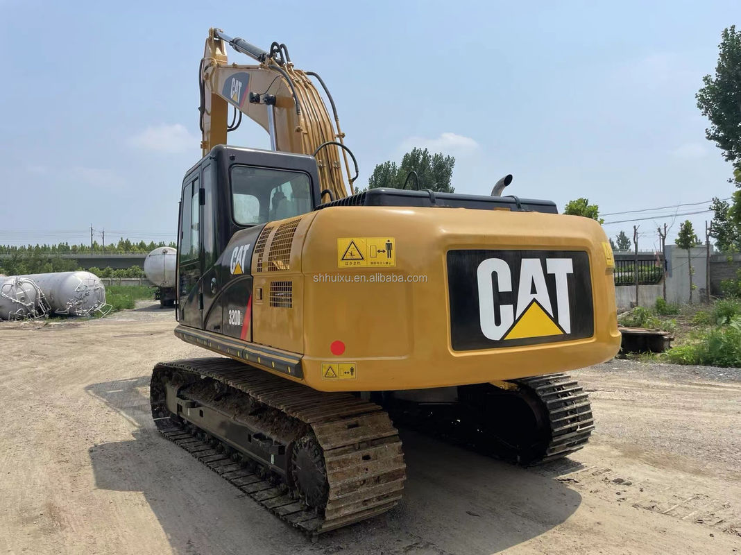 Αρχική μπογιά χρησιμοποιημένη εκσκαφέας cat 320d στην Κίνα Σαγκάη μεταχειρισμένη cat 320d προς πώληση