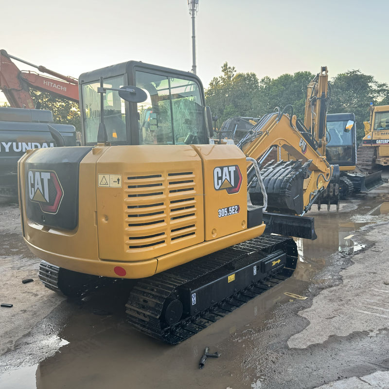 Χρησιμοποιούμενη εκσκαφέας cat305.5e/δευτερόλεπτο χρώμα κίτρινο χρώμα χρησιμοποιούμενη κατσαρόλα cat305.5e προς πώληση