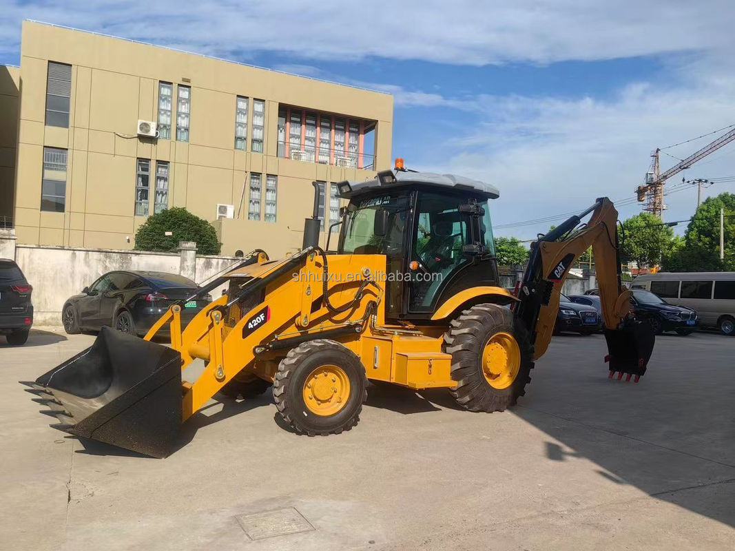 Χρησιμοποιημένη κατασκευαστική μηχανή cat 420f/ αρχική μπογιά φθηνή τιμή cat 420f προς πώληση