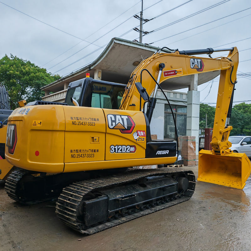 Αρχική μεταχειρισμένη εκσκαφέας Caterpillar 312 312D 312D2GC μεταχειρισμένη εκσκαφέας γης 12 τόνων Cat 312D Cat 312dl