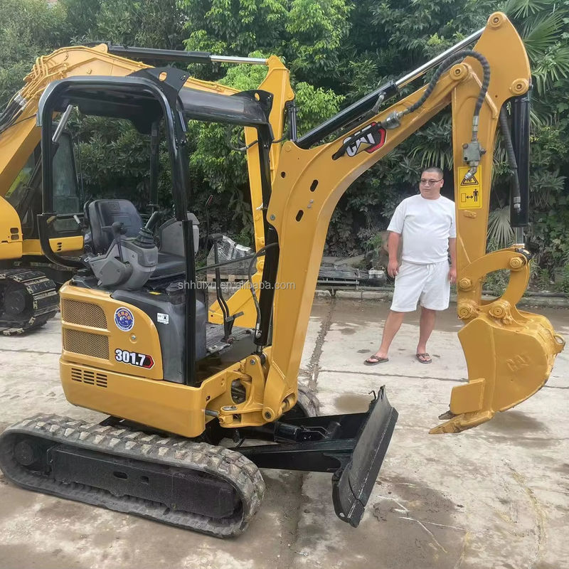 μεταχειρισμένη μίνι εκσκαφέας cat301.7 με ελαστικό μονοπάτι/δεύτερο χέρι μίνι εκσκαφέας cat301.7 με φθηνή τιμή προς πώληση