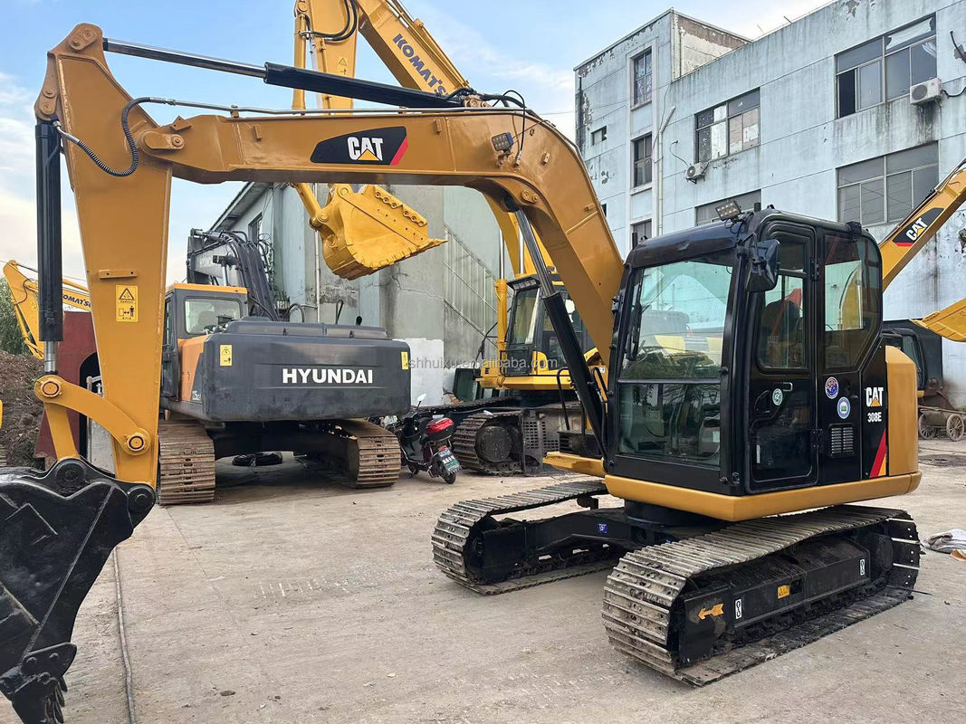 Χρησιμοποιούμενος εξορυκτής CAT308E 308E2 Φθηνός μίνι υδραυλικός εξορυκτής CAT308E χρησιμοποιούμενος CAT308 με καλή ποιότητα