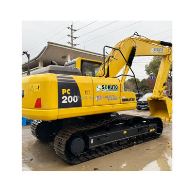 20 τόνους Χρησιμοποιούμενο Komatsu Pc200 Χρησιμοποιούμενο Μηχανικό Κατασκευών 1.2m3 Κουβά