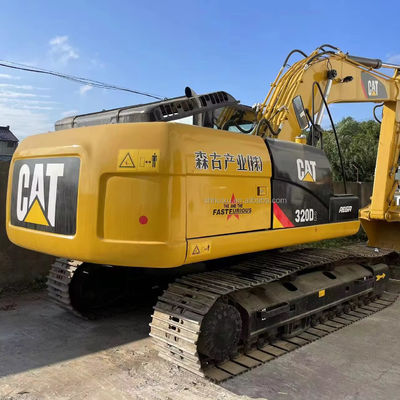 κίτρινο χρώμα αρχικό cat320d χρησιμοποιημένο εξορυκτήρα cat320d προς πώληση με φθηνή τιμή
